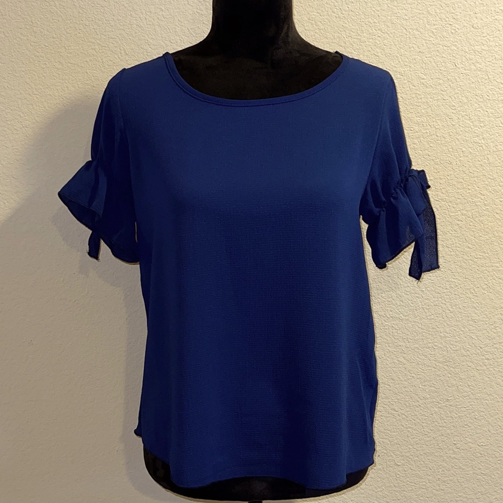 Navy Blue Blouse